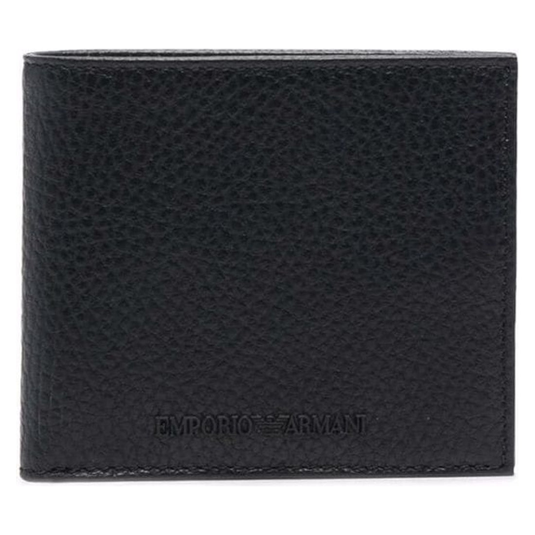 Emporio Armani mens nero casual wallet | Vilbury London