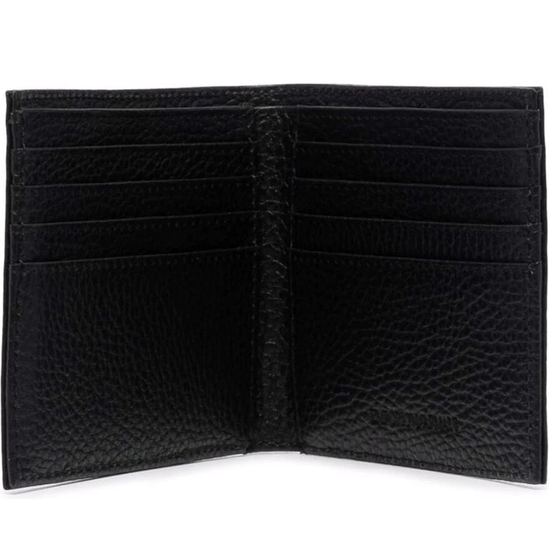 Emporio Armani mens nero casual wallet | Vilbury London