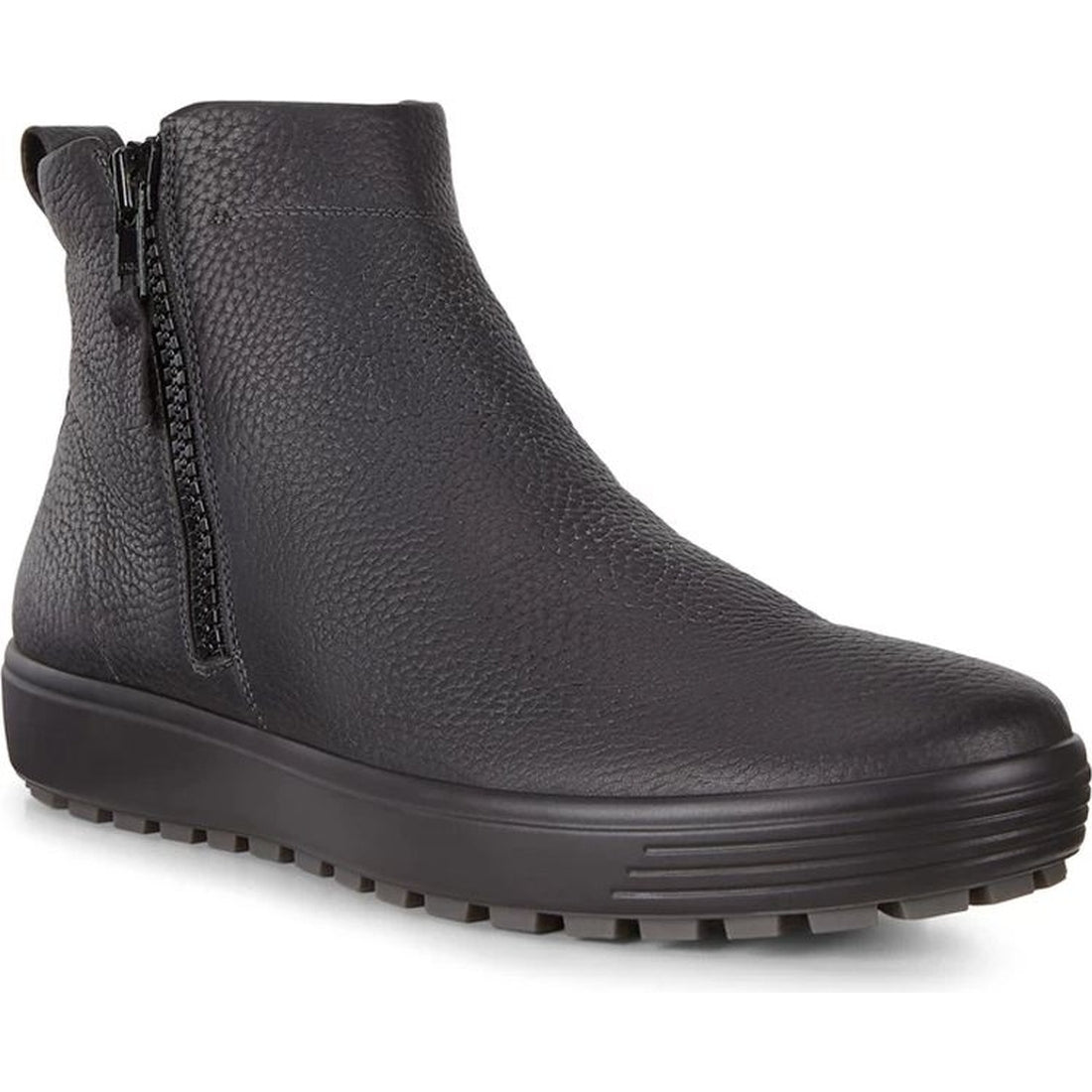 ECCO mens black soft 7 trend booties | Vilbury London