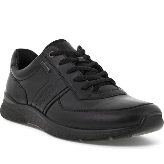 ECCO mens black irving sport shoe | Vilbury London
