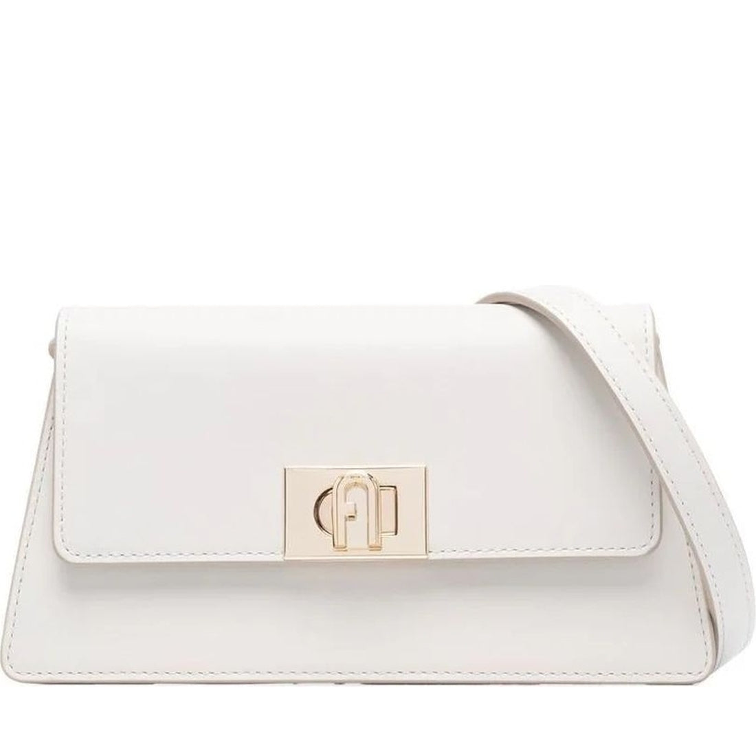 FURLA womens marshmallow furla zoe mini shoulder bag | Vilbury London