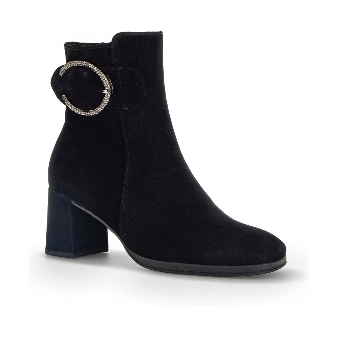 Gabor womens black casual closed booties | Vilbury London