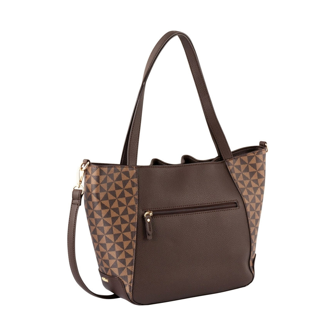 Gabor womens mixed brown sabina tote bag | Vilbury London