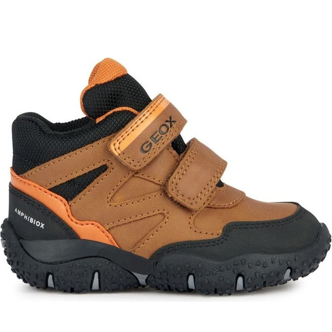 Geox boys tobacco, orange baltic abx booties | Vilbury London