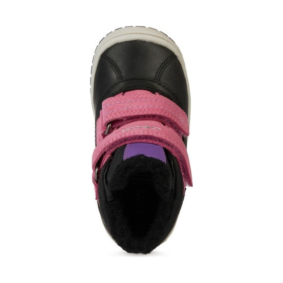 Geox girls black, fuchsia omar wpf booties | Vilbury London