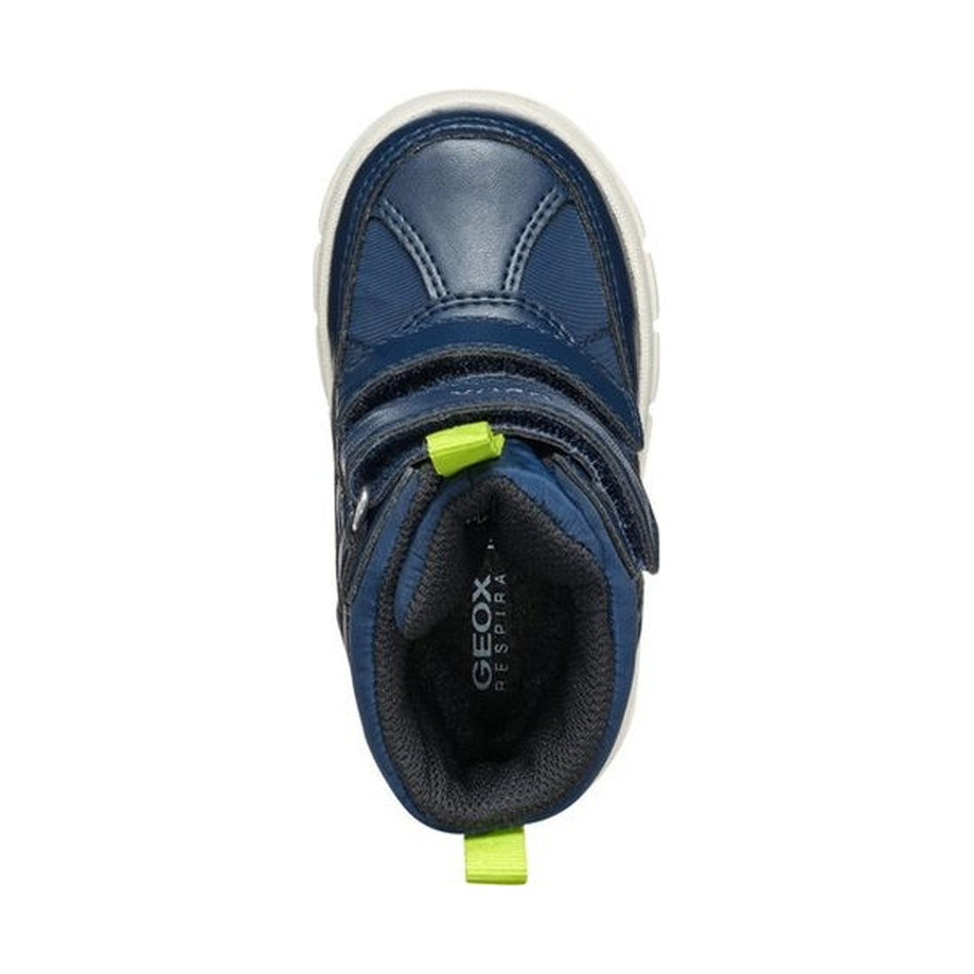 Geox boys navy, lime willaboom booties | Vilbury London