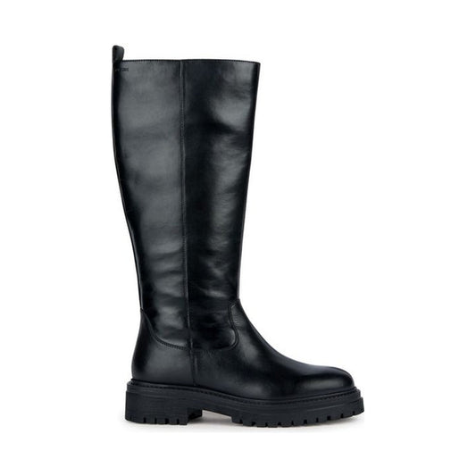 Geox womens black iridea boots | Vilbury London