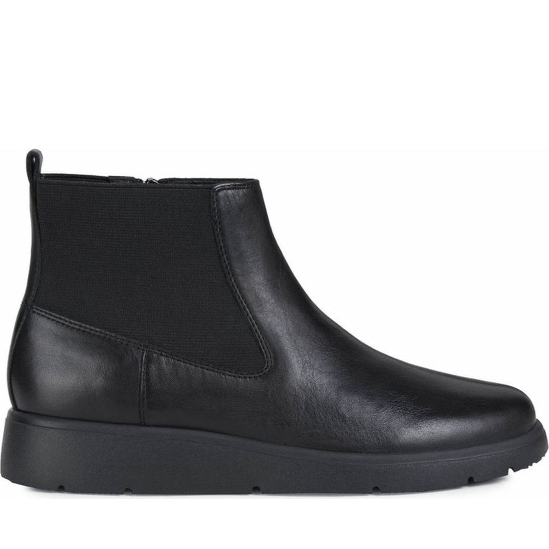 Geox womens black arlara booties | Vilbury London