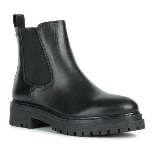 Geox womens black iridea abx booties | Vilbury London