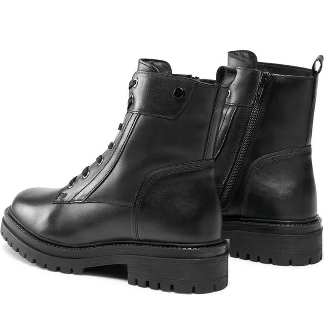 Geox womens black iridea booties | Vilbury London