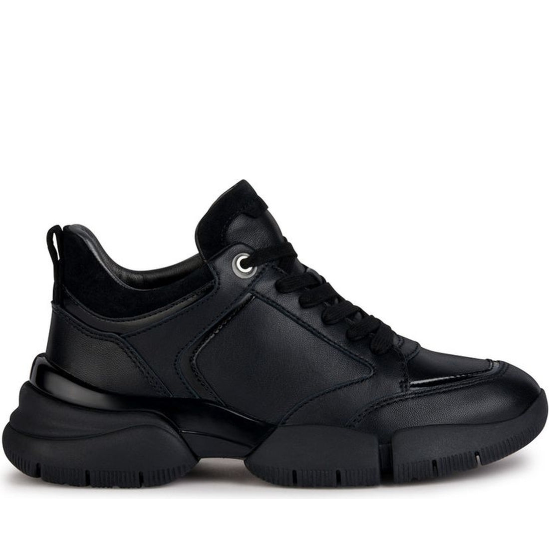 Geox womens black adacter sport shoe | Vilbury London