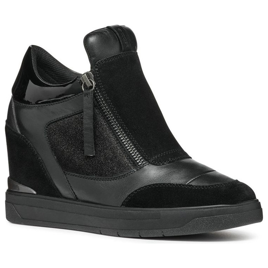 Geox womens black maurica booties | Vilbury London