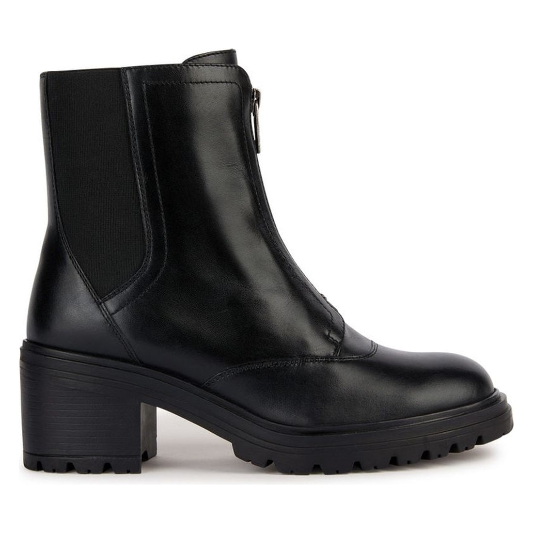 Geox womens black damiana booties | Vilbury London