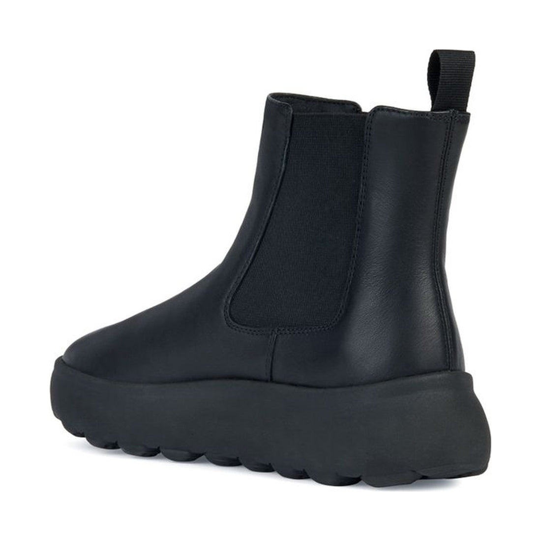 Geox womens black spherica ec4.1 booties | Vilbury London