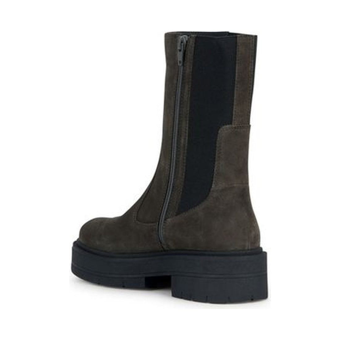 Geox womens dark grey spherica ec7 booties | Vilbury London