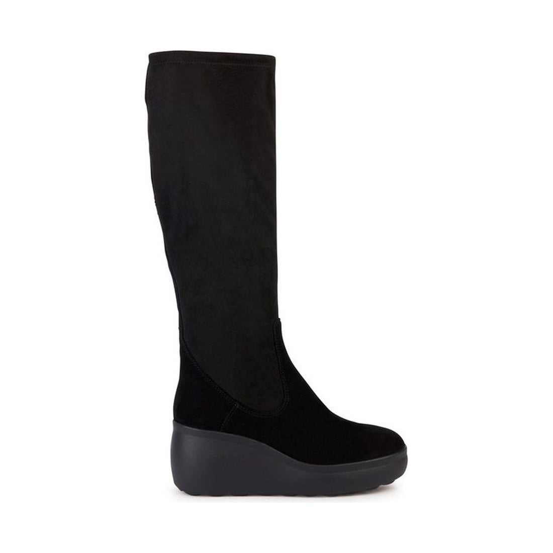 Geox womens black spherica ec9 boots | Vilbury London