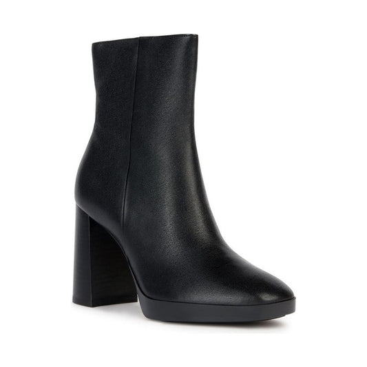 Geox womens black teulada booties | Vilbury London