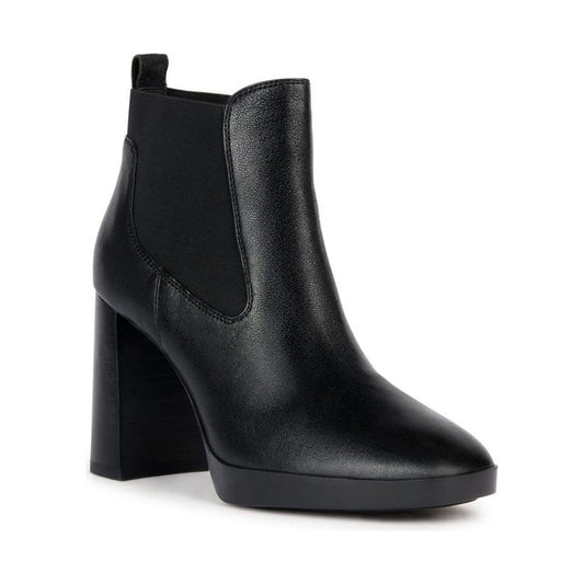 Geox womens black teulada booties | Vilbury London