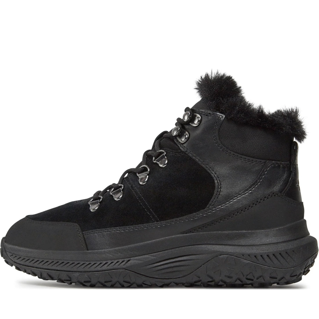 Geox womens black oliviera grip booties | Vilbury London