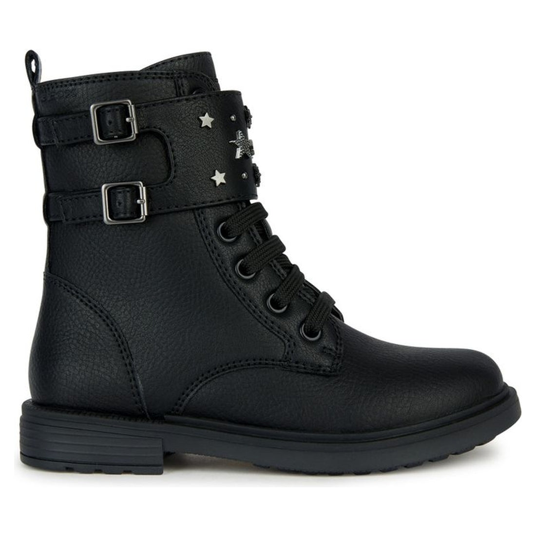 Geox girls black, gun eclair booties | Vilbury London