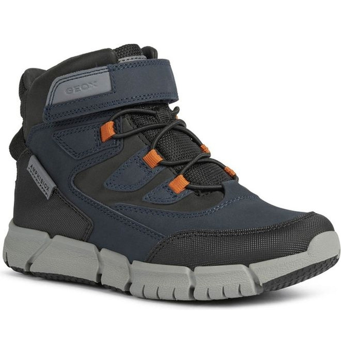 Geox boys navy, grey flexyper abx booties | Vilbury London