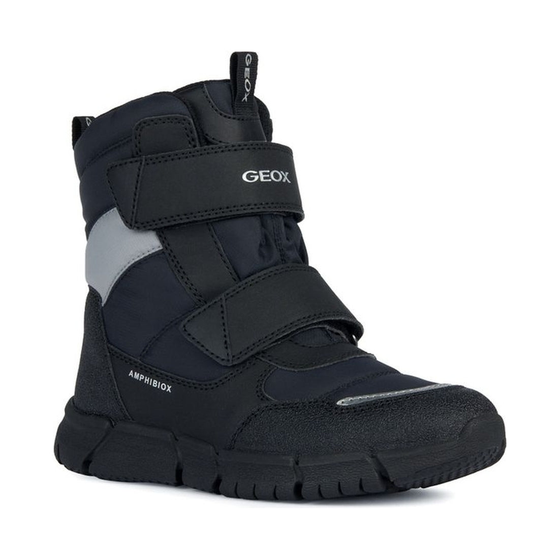 Geox boys black flexyper abx booties | Vilbury London