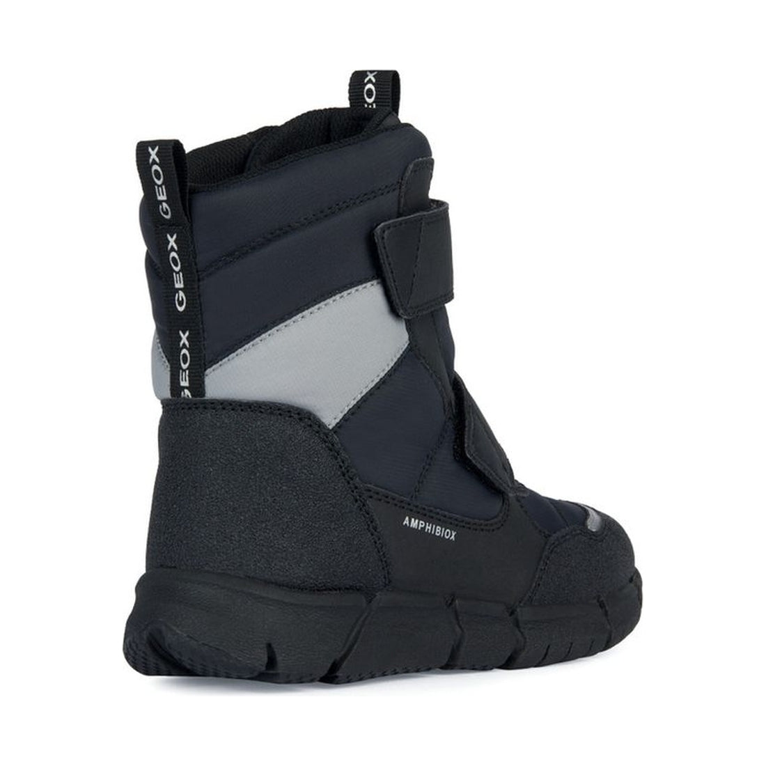 Geox boys black flexyper abx booties | Vilbury London