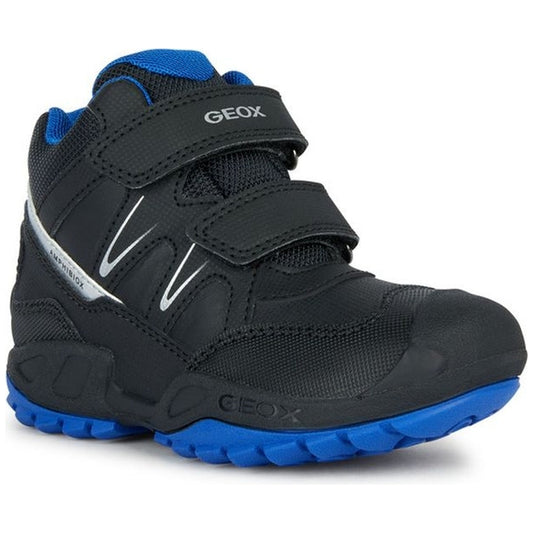 Geox boys black, royal new savage booties | Vilbury London