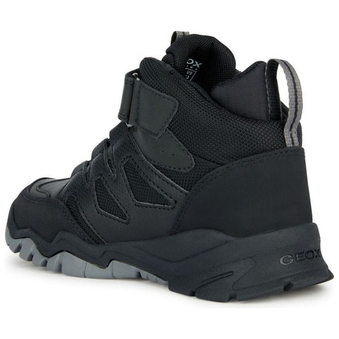 Geox boys black montrack abx booties | Vilbury London