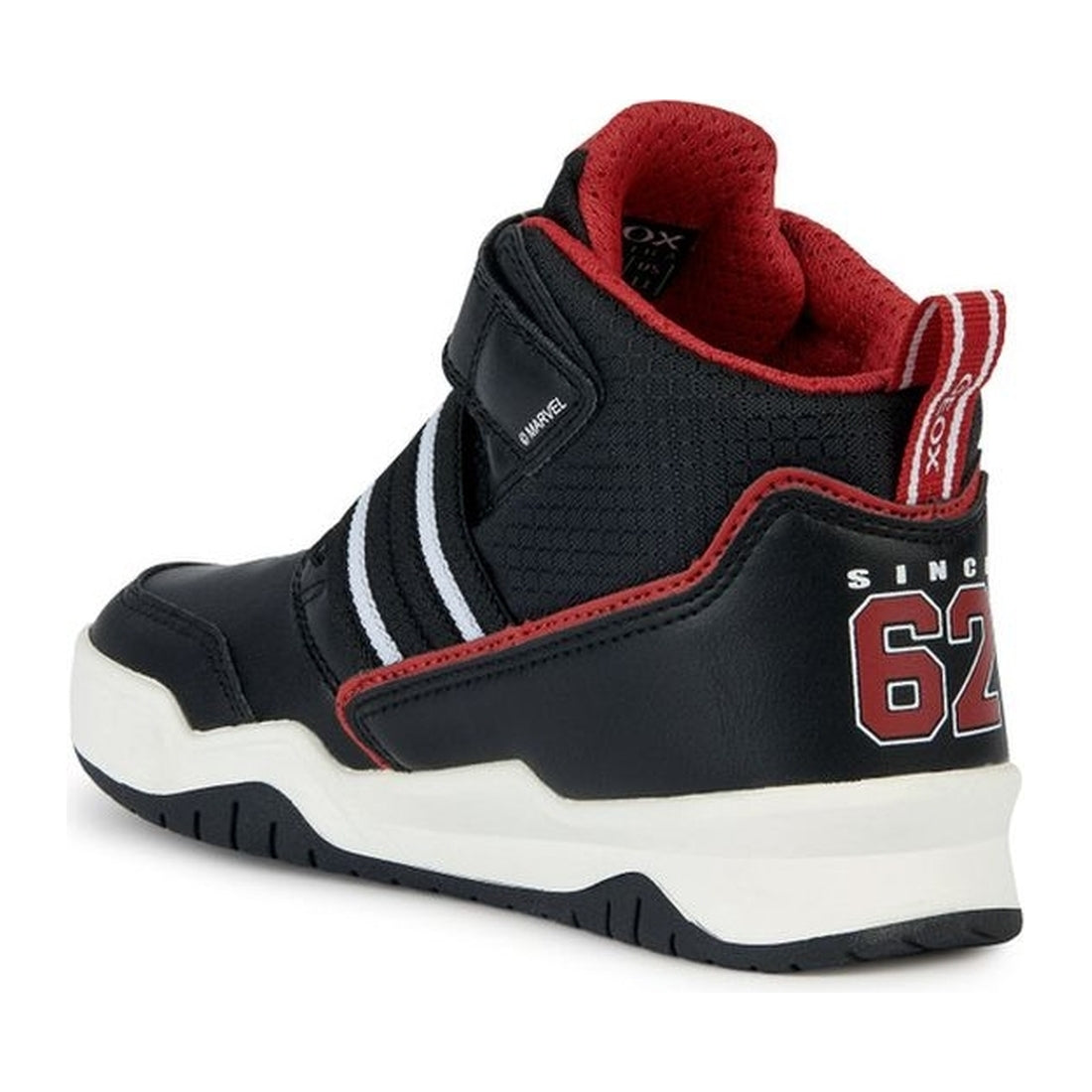 Geox boys black, red perth booties | Vilbury London