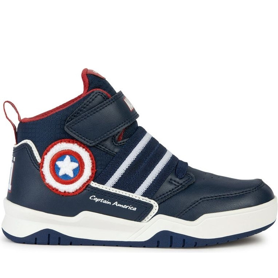 Geox boys navy, red perth booties | Vilbury London