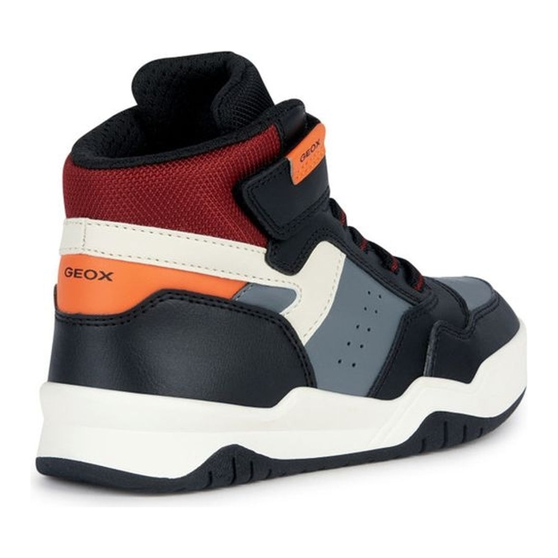 Geox boys black, orange perth booties | Vilbury London