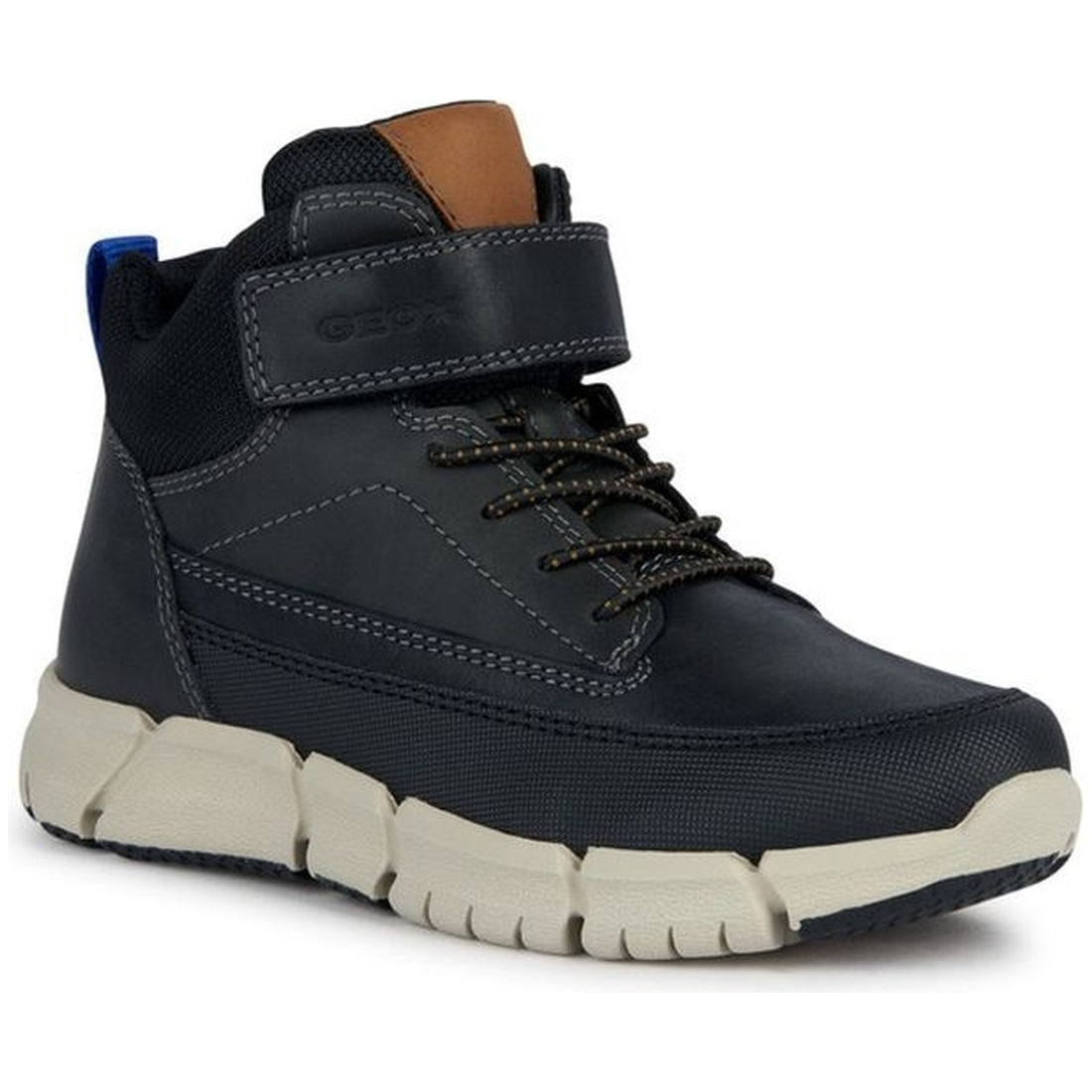 Geox boys black flexyper booties | Vilbury London