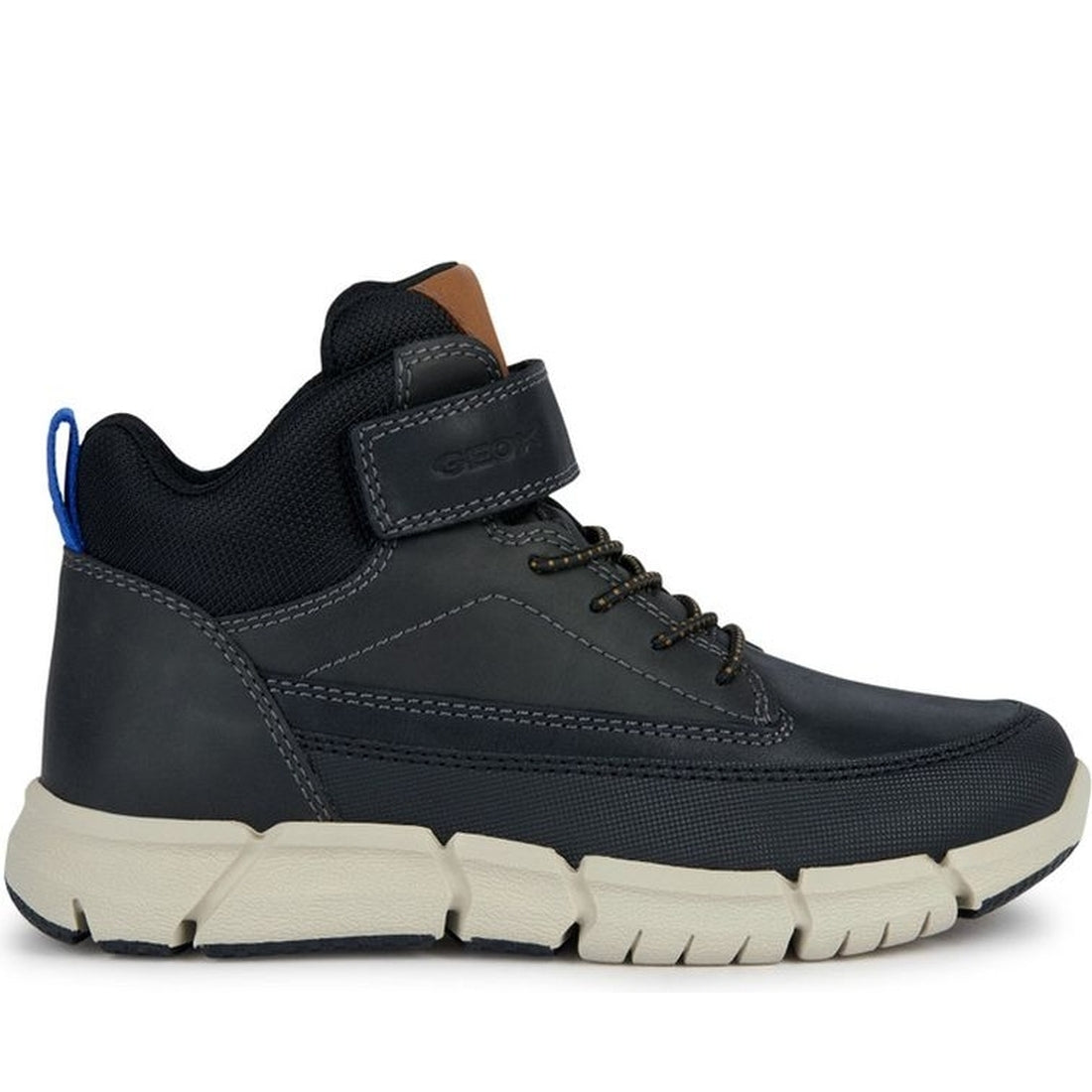 Geox boys black flexyper booties | Vilbury London