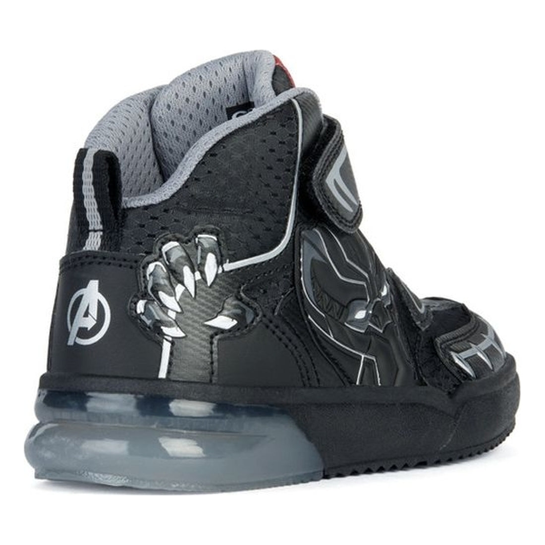 Geox boys black, silver grayjay booties | Vilbury London