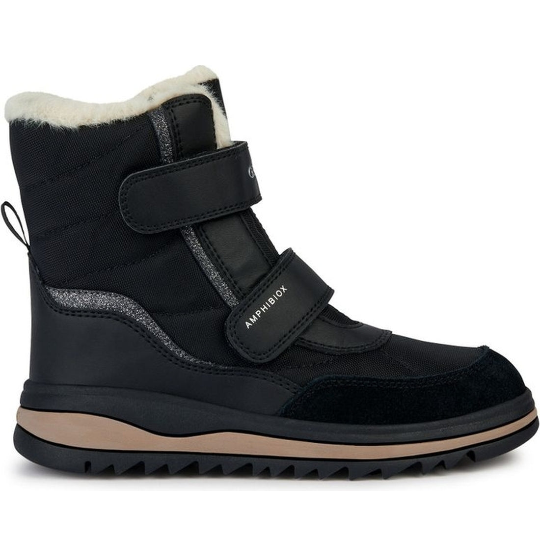 Geox girls black adelhide booties | Vilbury London