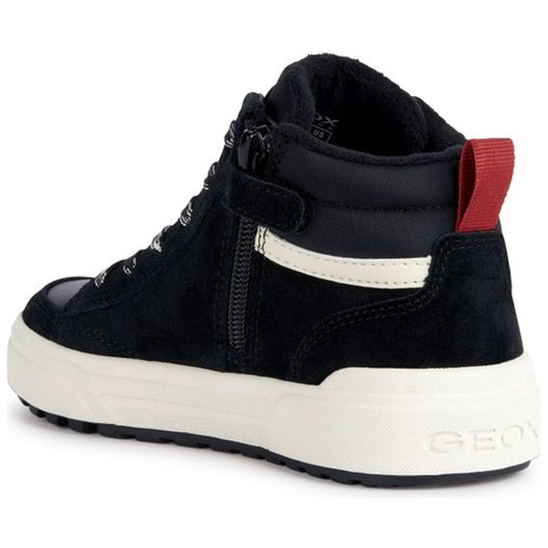 Geox boys black, red weemble booties | Vilbury London