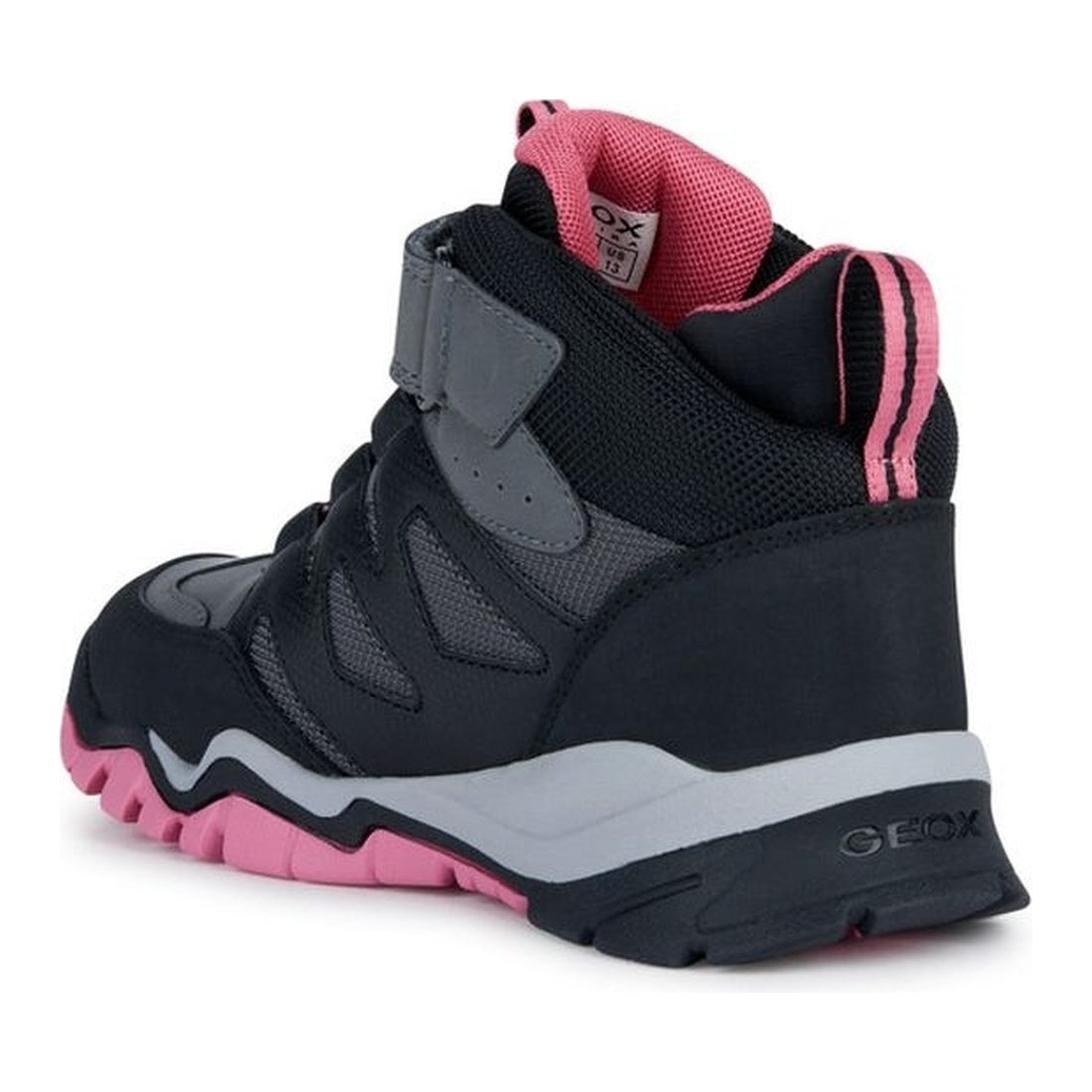 Geox girls anthracite, fuchsia montrack booties | Vilbury London