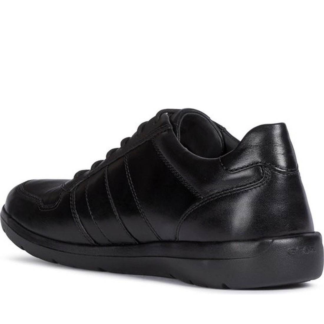 Geox mens black leitan sport shoe | Vilbury London
