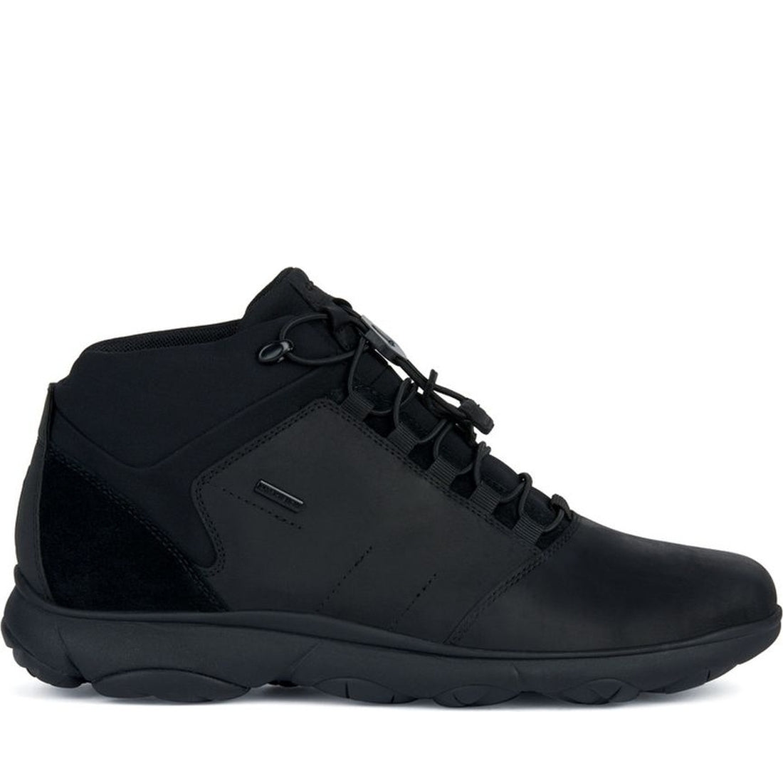 Geox mens black nebula 4 x 4 abx booties | Vilbury London