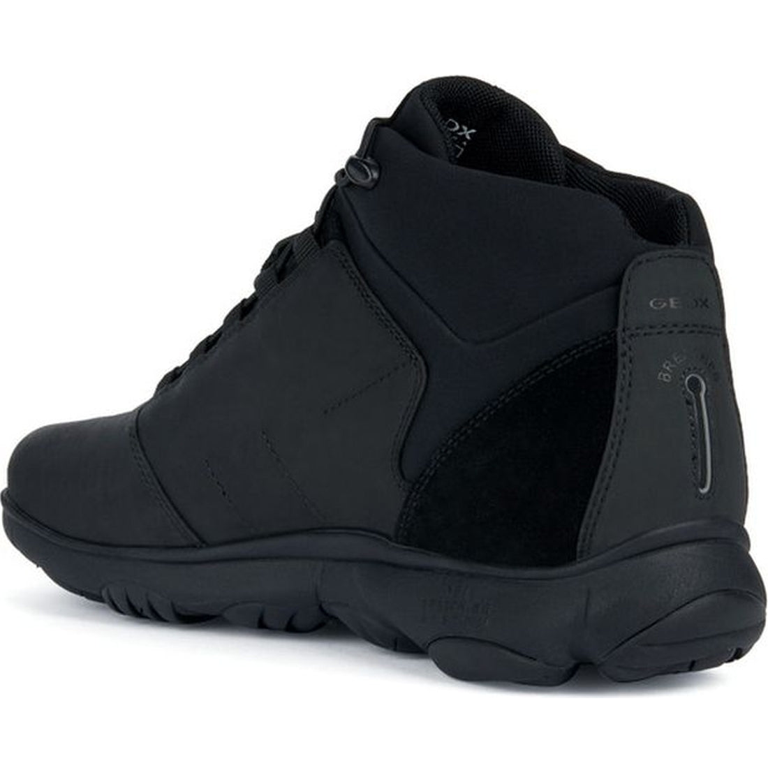 Geox mens black nebula 4 x 4 abx booties | Vilbury London