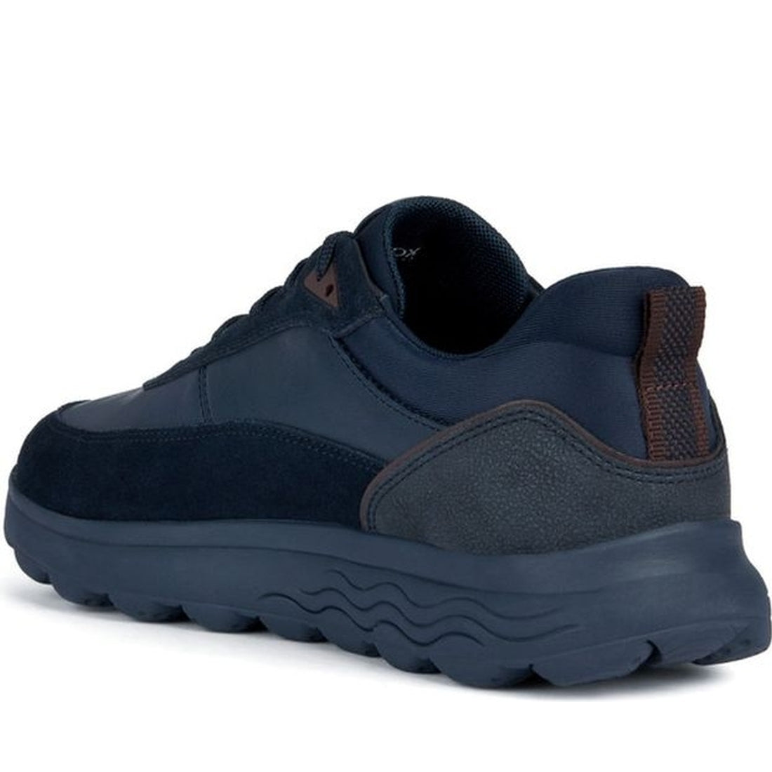 Geox mens navy spherica sport shoe | Vilbury London