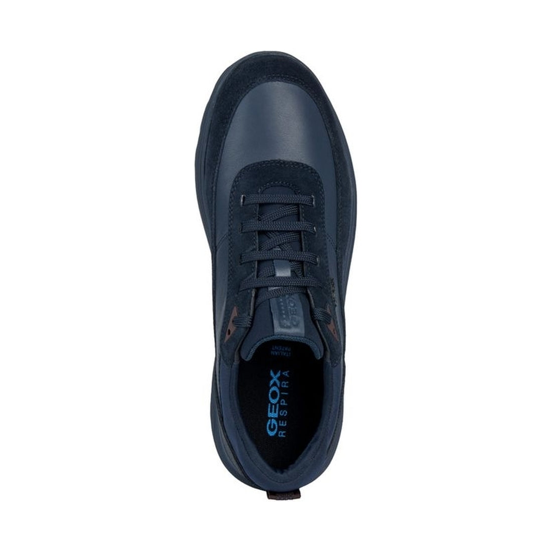 Geox mens navy spherica sport shoe | Vilbury London