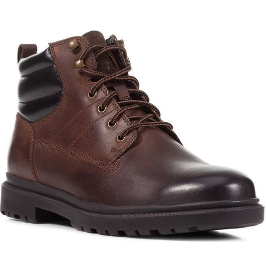 Geox mens dk coffee andalo booties | Vilbury London