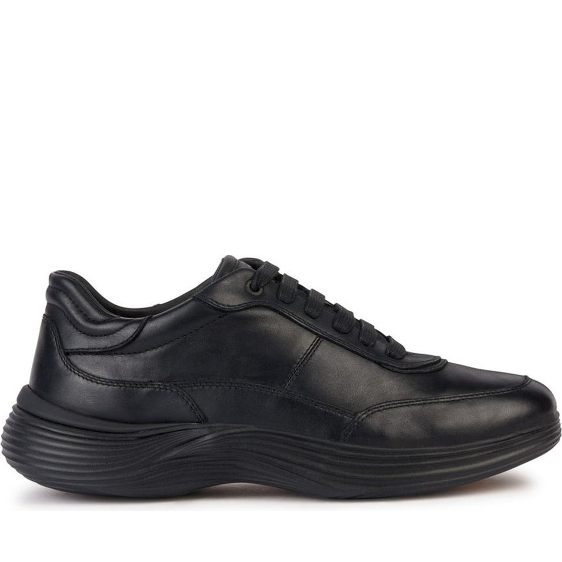 Geox mens black fluctis sport shoe | Vilbury London