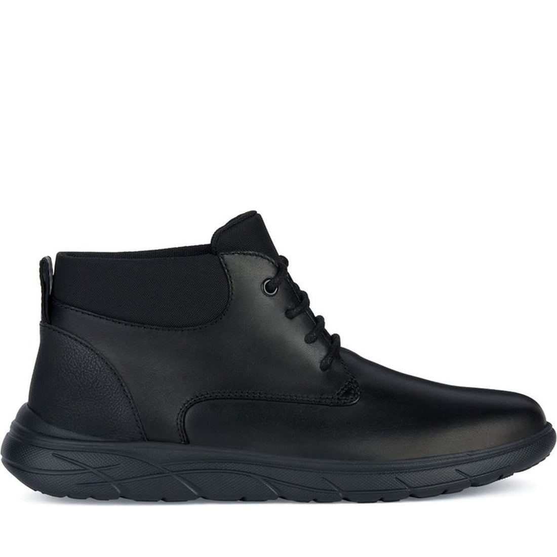 Geox mens black portello booties | Vilbury London