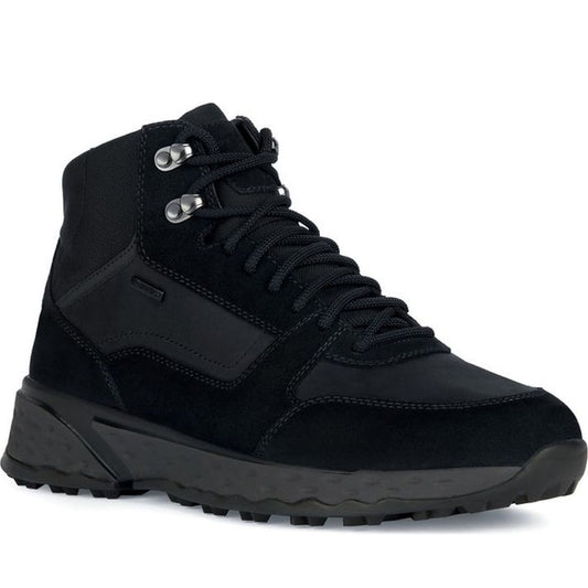 Geox mens black sterrato abx sport shoe | Vilbury London