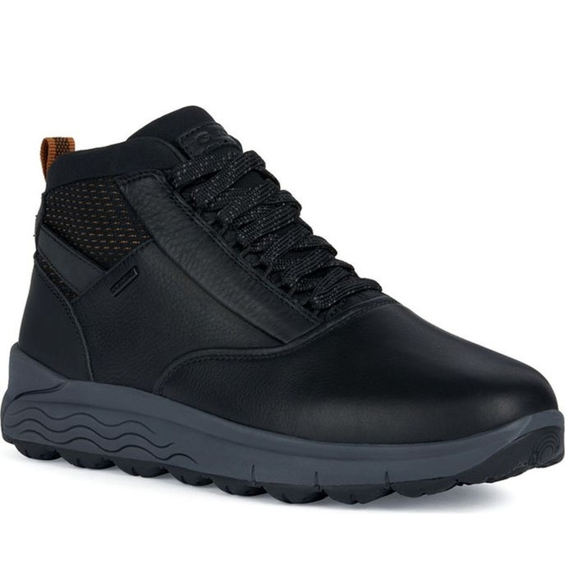 Geox mens black spherica 4x4 abx booties | Vilbury London