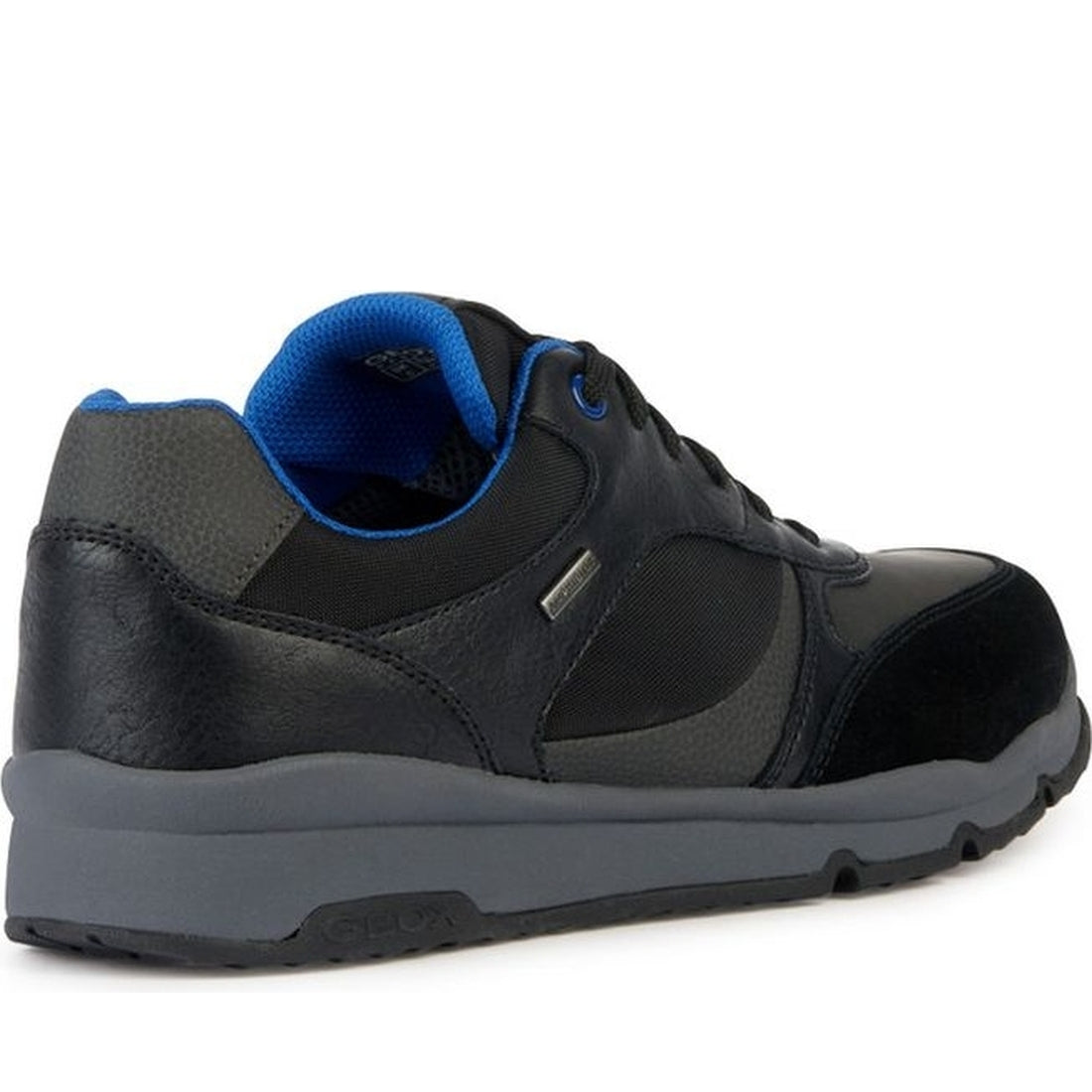 Geox mens black sandford abx sport shoe | Vilbury London