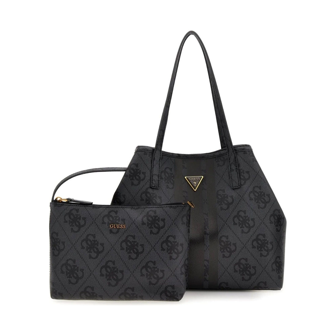 Guess womens coal logo vikky tote | Vilbury London